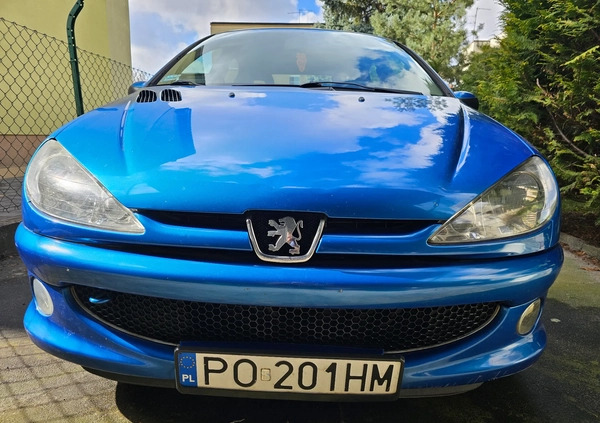 Peugeot 206 cena 7100 przebieg: 134092, rok produkcji 2007 z Poznań małe 154